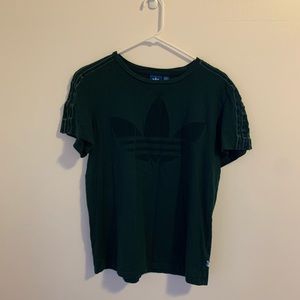 adidas green short sleeve